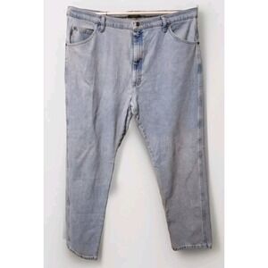 Cabela's Jeans Men's 42/32 Medium Wash Blue Straight Leg Cotton 5 Pocket